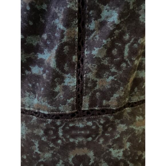 RVCA Women's L Sleeveless Silverleaf Dress Racerback New NWT Mini Fit Flare - Picture 4 of 5